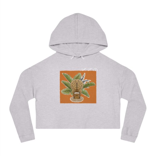 PAMANA PEACOCK CHAIR CROP HOODIE - Image 6