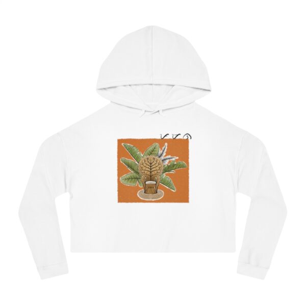 PAMANA PEACOCK CHAIR CROP HOODIE - Image 7