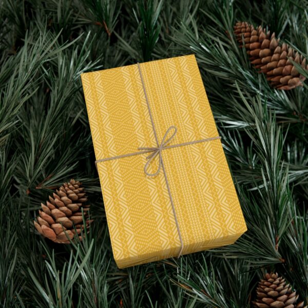 INABEL YELLOW GOLD WRAPPING PAPER - Image 4